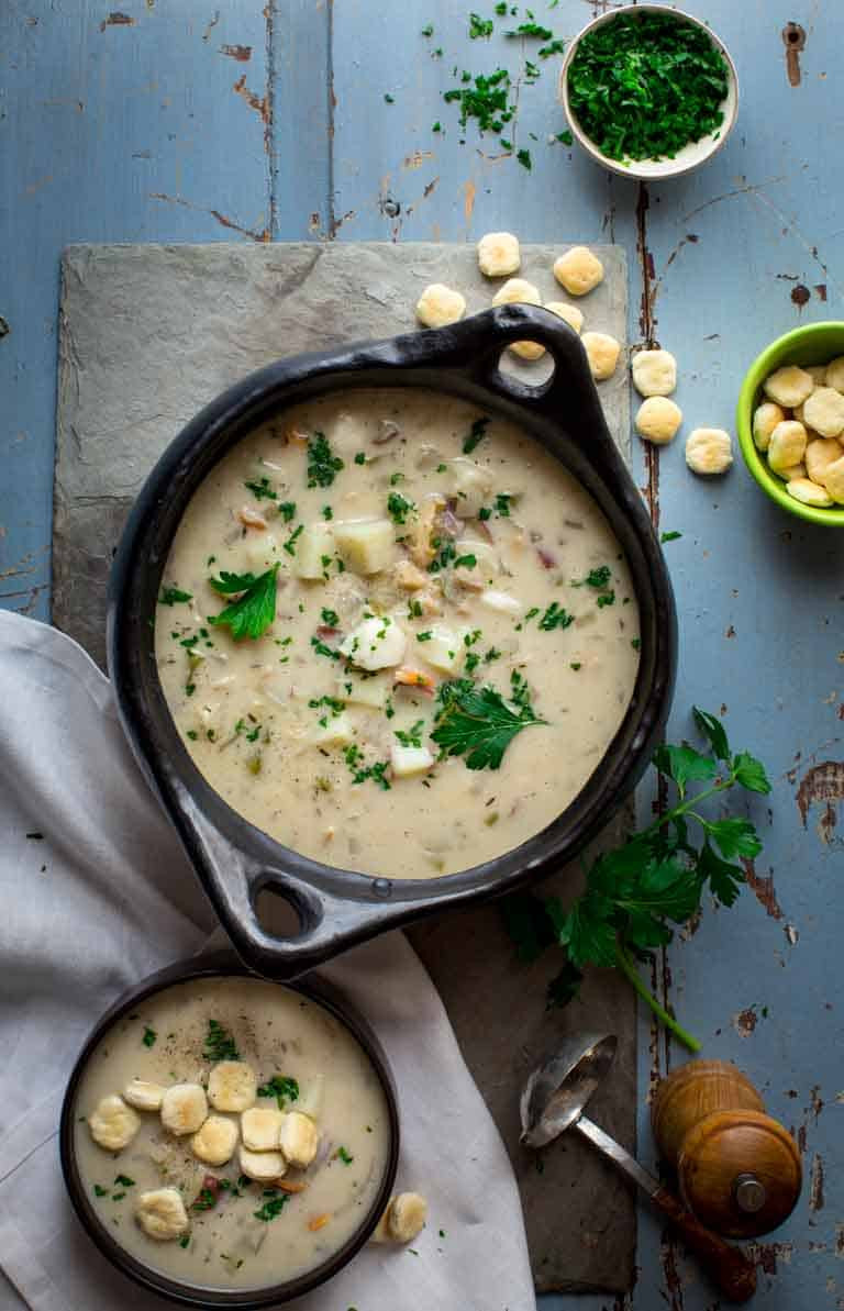 New England Seafood Chowder
 healthy new england seafood chowder Healthy Seasonal Recipes