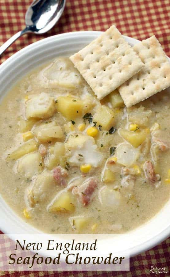 New England Seafood Chowder
 New England Seafood Chowder • Curious Cuisiniere