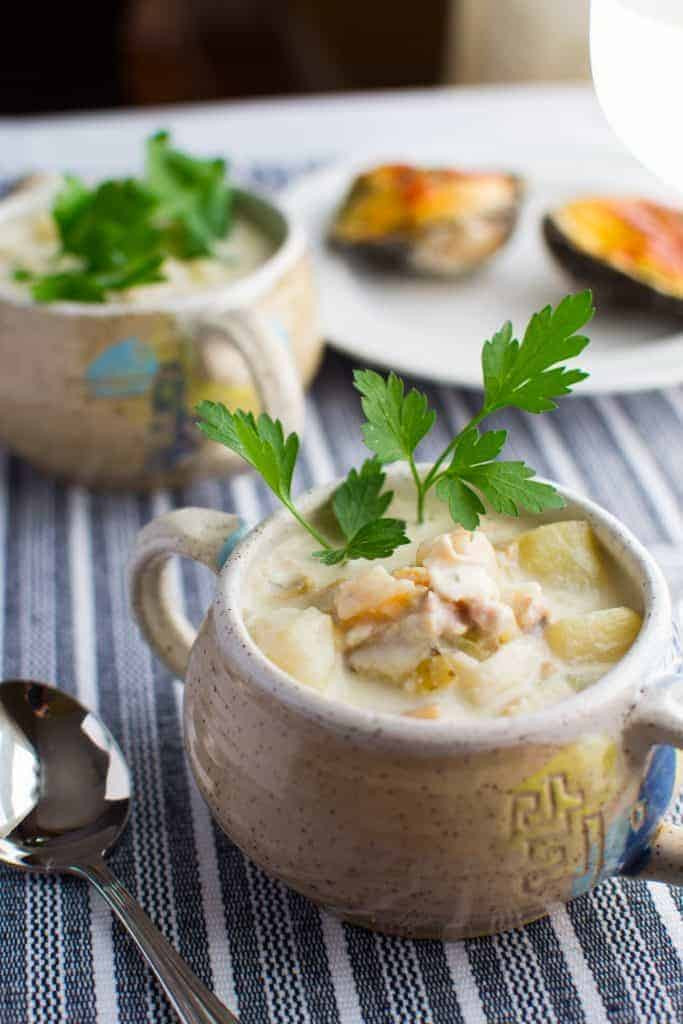 New England Seafood Chowder
 New England Chowder