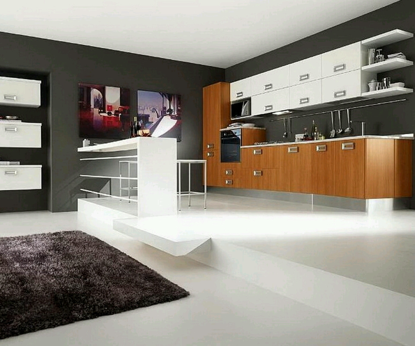 New Modern Kitchen
 New home designs latest Ultra modern kitchen designs ideas