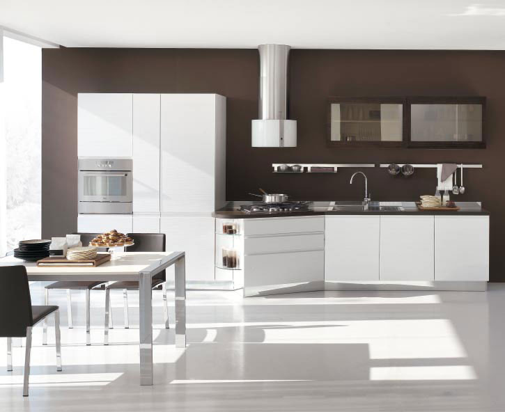 New Modern Kitchen
 New Modern Kitchen Design with White Cabinets – Bring from