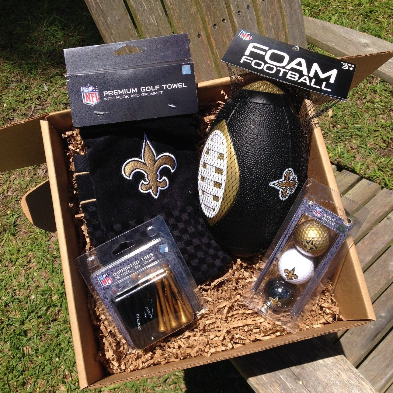 New Orleans Gift Basket Ideas
 New Orleans Saints Gift Box from GO CELEBRATE GIFT BASKETS