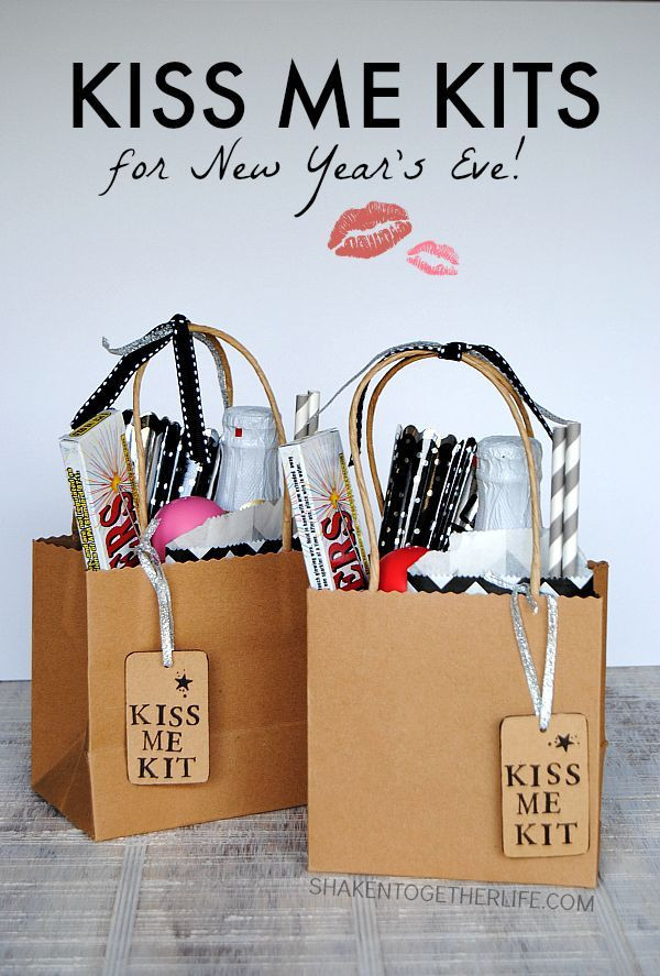 New Years Eve Gift Basket Ideas
 Kiss Me Kits for New Year s Eve