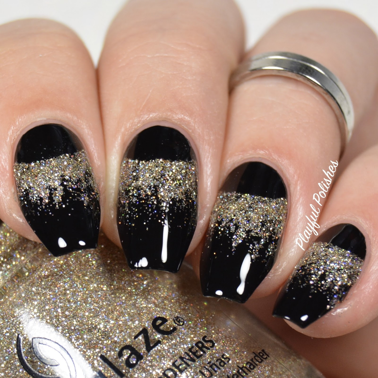 New Years Nail Design Ideas
 Playful Polishes 3 SIMPLE & ELEGANT NEW YEARS NAIL DESIGNS