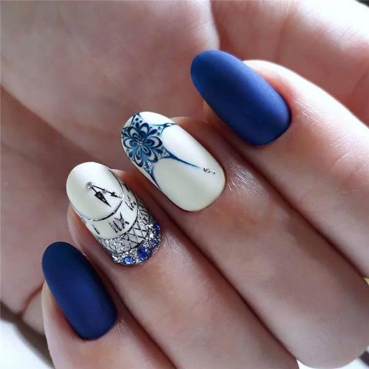 New Years Nail Designs 2020
 30 Amazing Nail Art Design For Your Christmas New Year