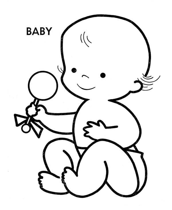 Newborn Baby Coloring Pages
 Baby moses coloring page Coloring pages for kids