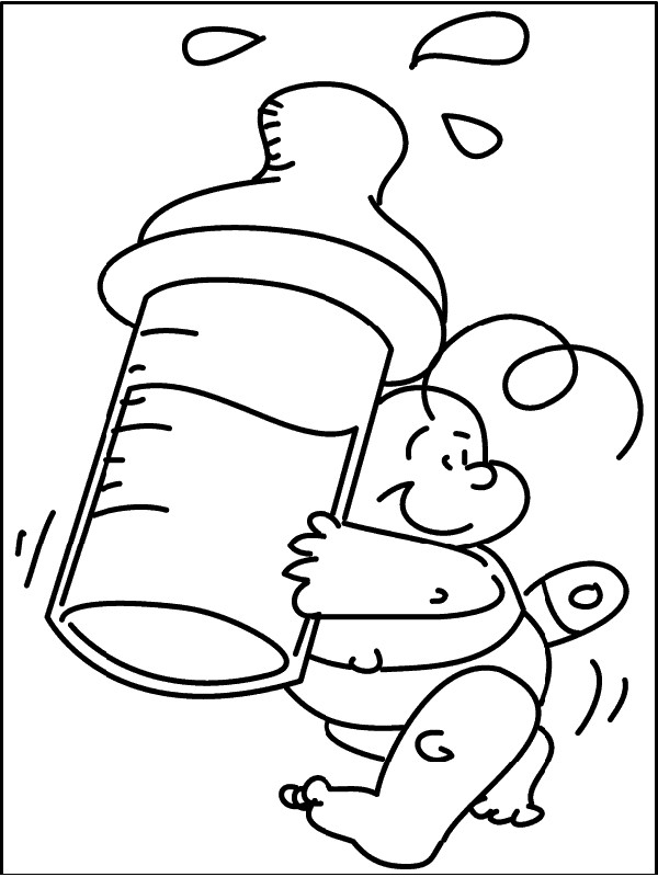 Newborn Baby Coloring Pages
 Baby Coloring Pages 2