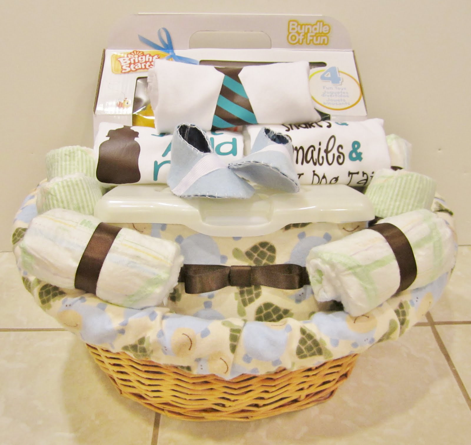 Newborn Gift Basket Ideas
 Life in the Motherhood Baby Shower Gift Basket For a