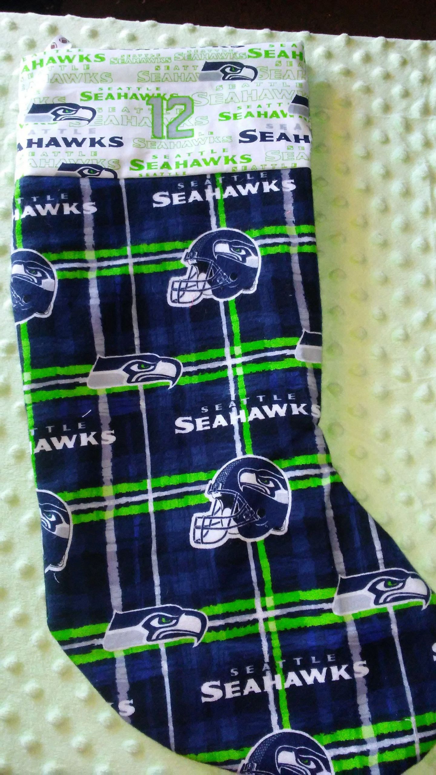 Nfl Gifts For Kids
 Custom Handmade Seattle Seahawks Christmas Stockings