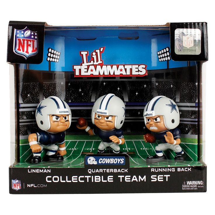 Nfl Gifts For Kids
 Lil Teammates NFL Team 3 Pack Collectible Set Dallas