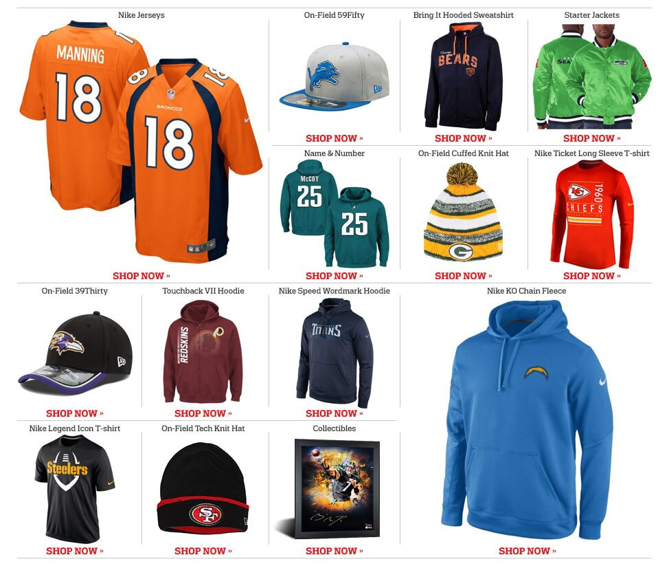 Nfl Gifts For Kids
 NFL Gifts Buy NFL Gifts for Men Women and Kids at