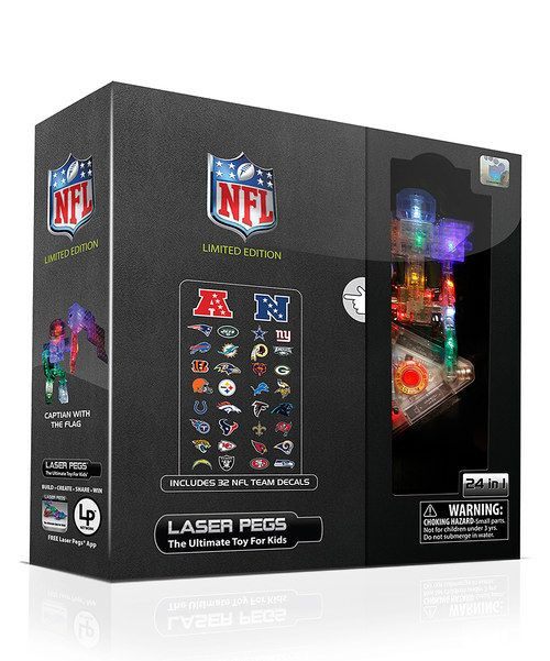 Nfl Gifts For Kids
 Take a look at the Limited Edition NFL 24 in 1 Laser Peg