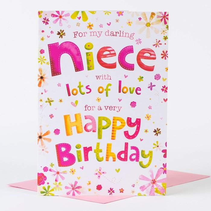 Niece Birthday Cards
 Birthday Card Darling Niece