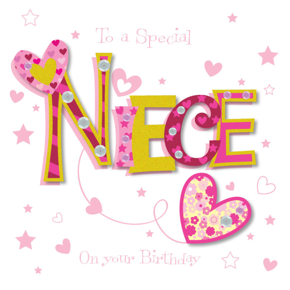 Niece Birthday Cards
 Special Niece Happy Birthday Greeting Card