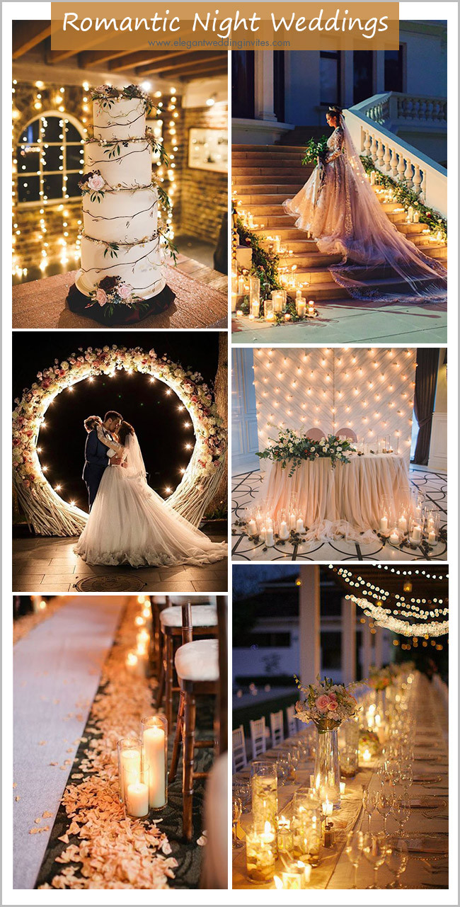 Night Wedding Themes
 8 Popular Wedding Themes to Inspire You in 2018 & 2019