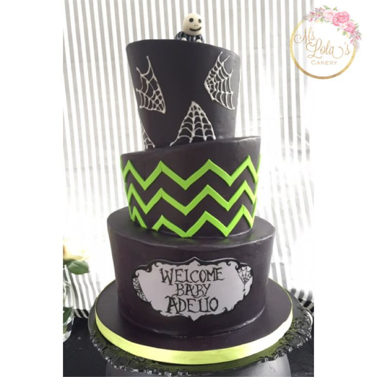 Nightmare Before Christmas Baby Shower Cakes
 Nightmare Before Christmas baby shower cake