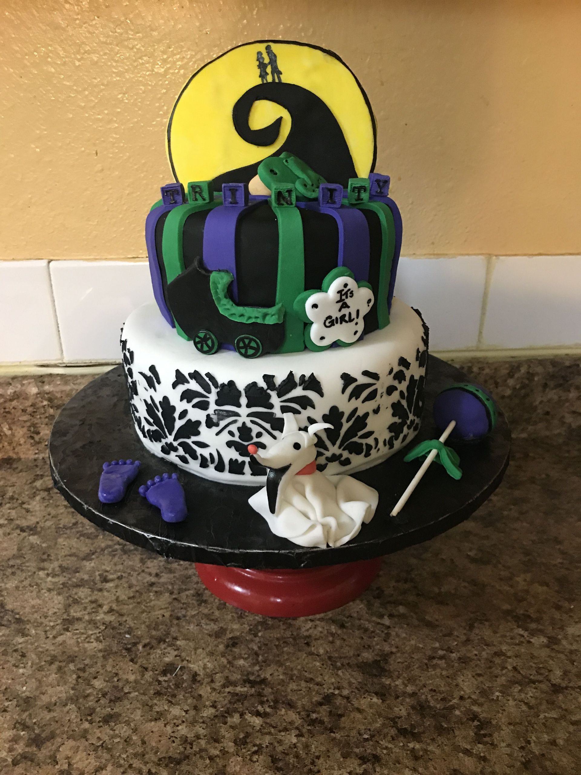 Nightmare Before Christmas Baby Shower Cakes
 Nightmare Before Christmas Baby Shower Cake