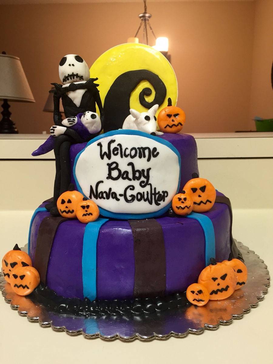 Nightmare Before Christmas Baby Shower Cakes
 Nightmare Before Christmas Baby Shower Cake CakeCentral