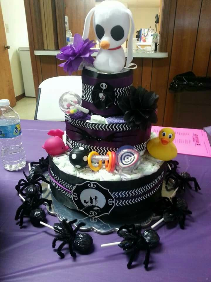 Nightmare Before Christmas Baby Shower Cakes
 The Nightmare Before Christmas diaper cake