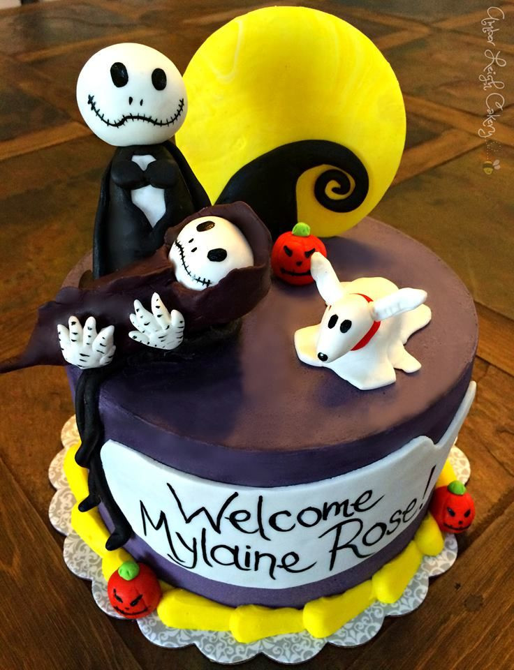 Nightmare Before Christmas Baby Shower Cakes
 59 best images about Amber Leigh Cakery on Pinterest