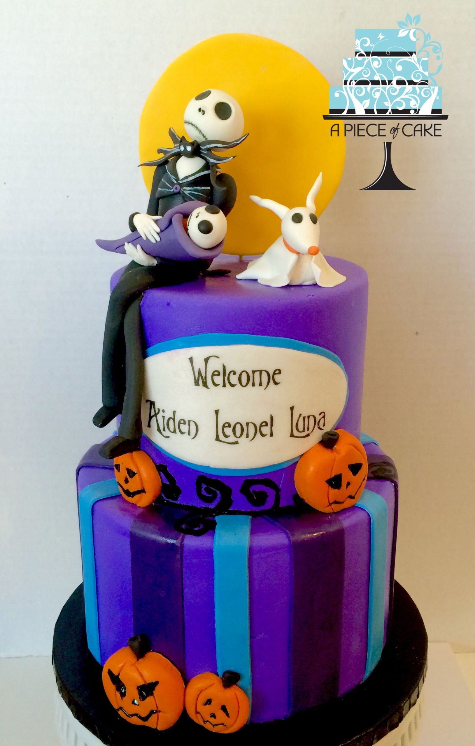 Nightmare Before Christmas Baby Shower Cakes
 Nightmare Before Christmas baby shower cake by A Piece of