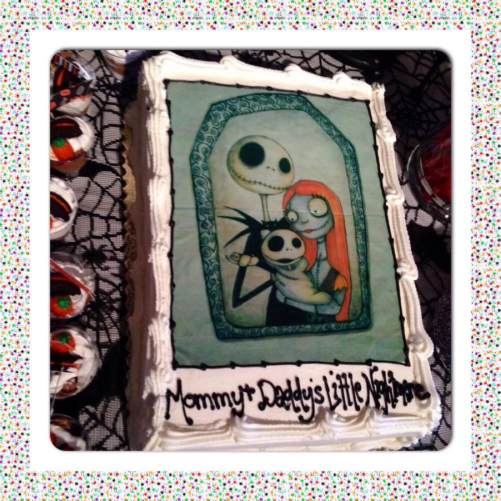 Nightmare Before Christmas Baby Shower Cakes
 Nightmare Before Christmas Baby Shower Cake