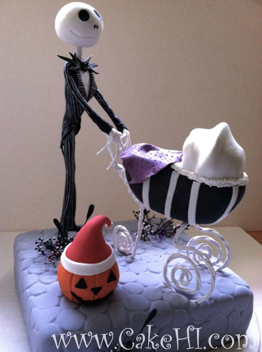 Nightmare Before Christmas Baby Shower Cakes
 Nightmare before Christmas Baby shower cake With images