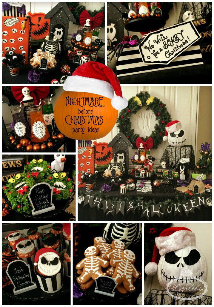 Nightmare Before Christmas Birthday Decorations
 Nightmare Before Christmas Party Ideas — Lynlees