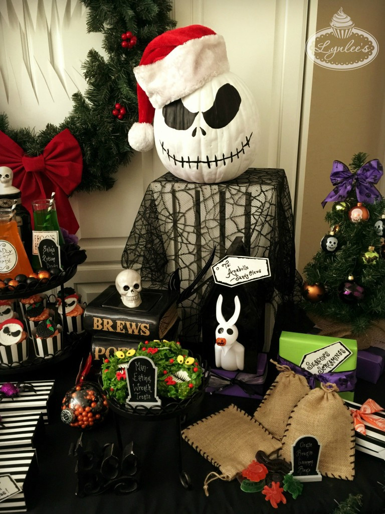 Nightmare Before Christmas Birthday Decorations
 Nightmare Before Christmas Party Ideas — Lynlees