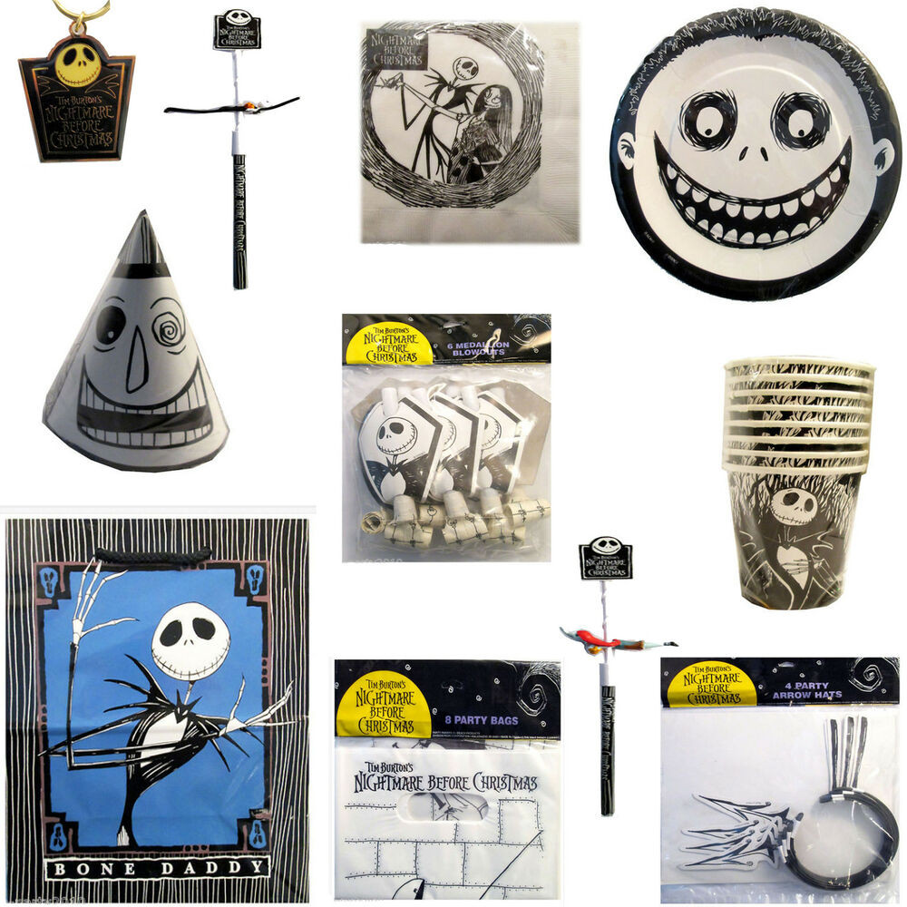 Nightmare Before Christmas Birthday Decorations
 NIGHTMARE BEFORE CHRISTMAS Birthday Halloween Party