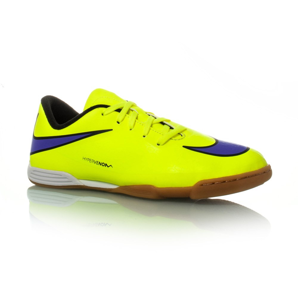 Nike Hypervenom Indoor Kids
 Nike Hypervenom Phade Kids Boys Indoor Soccer Shoes Volt