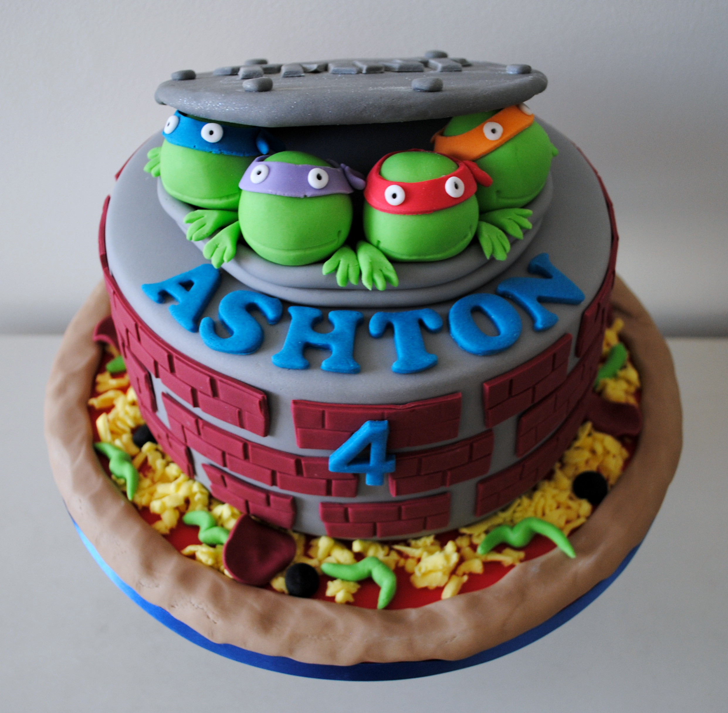 Ninja Turtle Birthday Cakes
 Miss Cupcakes Blog Archive Teenage mutant ninja turtle