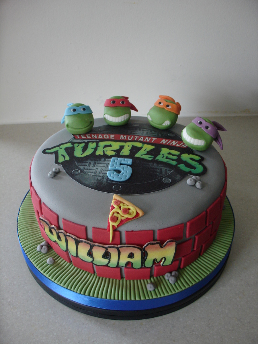 Ninja Turtle Birthday Cakes
 Teenage Mutant Ninja Turtles Fondant Cake CakeCentral