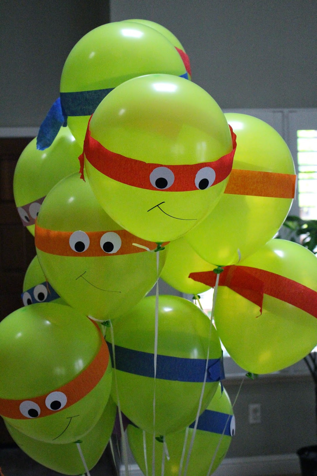 Ninja Turtle Birthday Decorations
 Crafty Mama Ninja Turtles Birthday Party