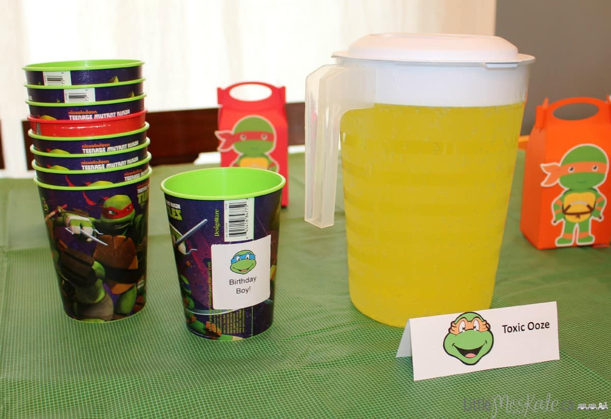 Ninja Turtle Birthday Party Food Ideas
 Teenage Mutant Ninja Turtle Inspired Birthday Party Food