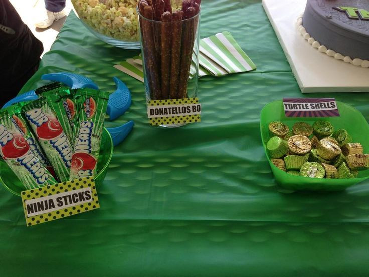 Ninja Turtle Birthday Party Food Ideas
 ninja turtle birthday party ideas