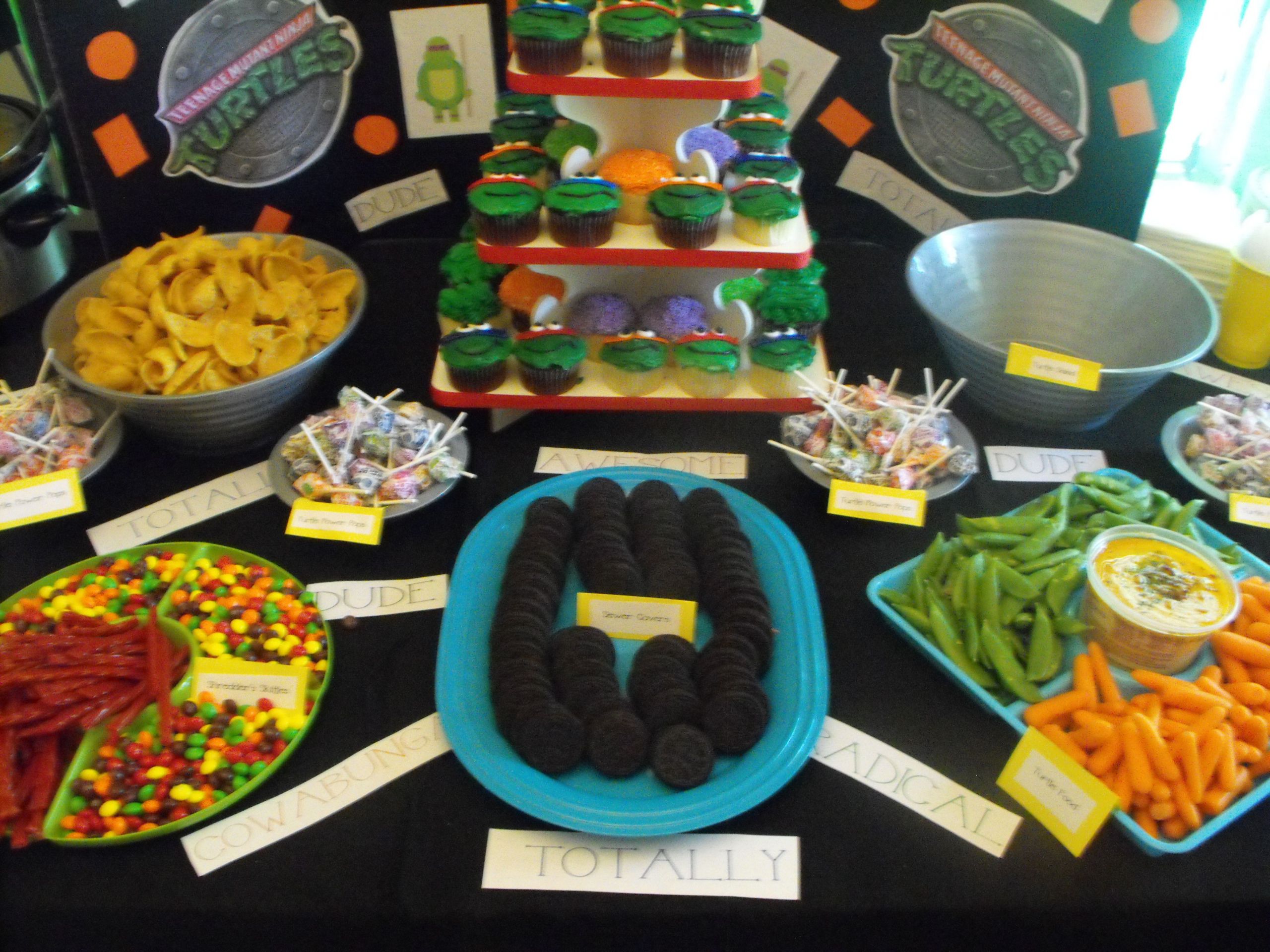 Ninja Turtle Birthday Party Food Ideas
 Ninja Turtle Party Food