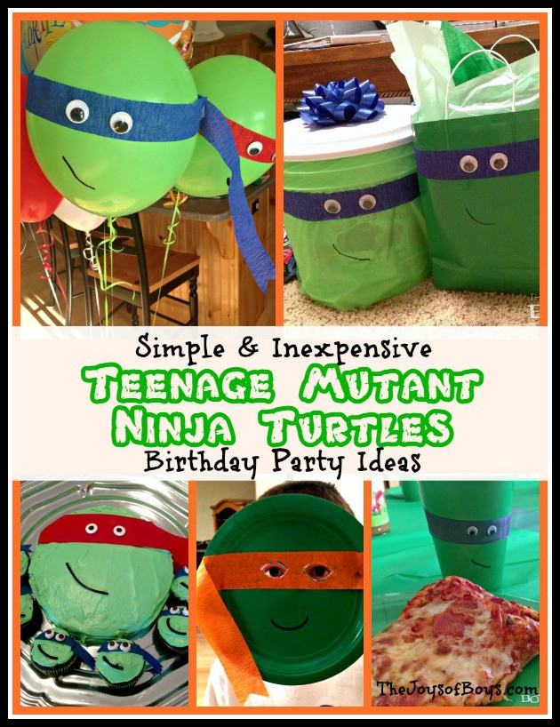 Ninja Turtle Birthday Party Food Ideas
 Teenage Mutant Ninja Turtles Food The Joys of Boys