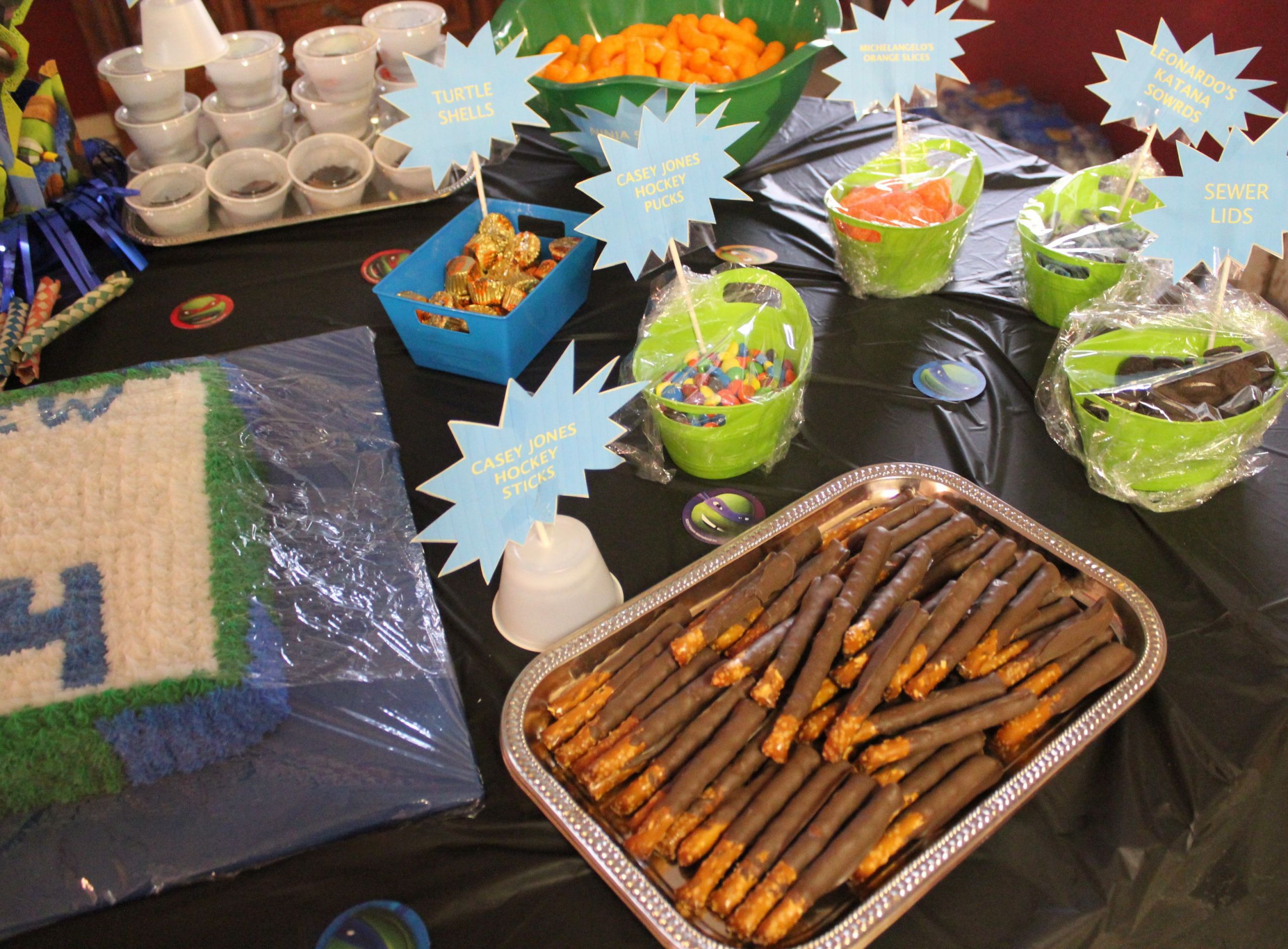 Ninja Turtle Birthday Party Food Ideas
 Ninja Turtle party food