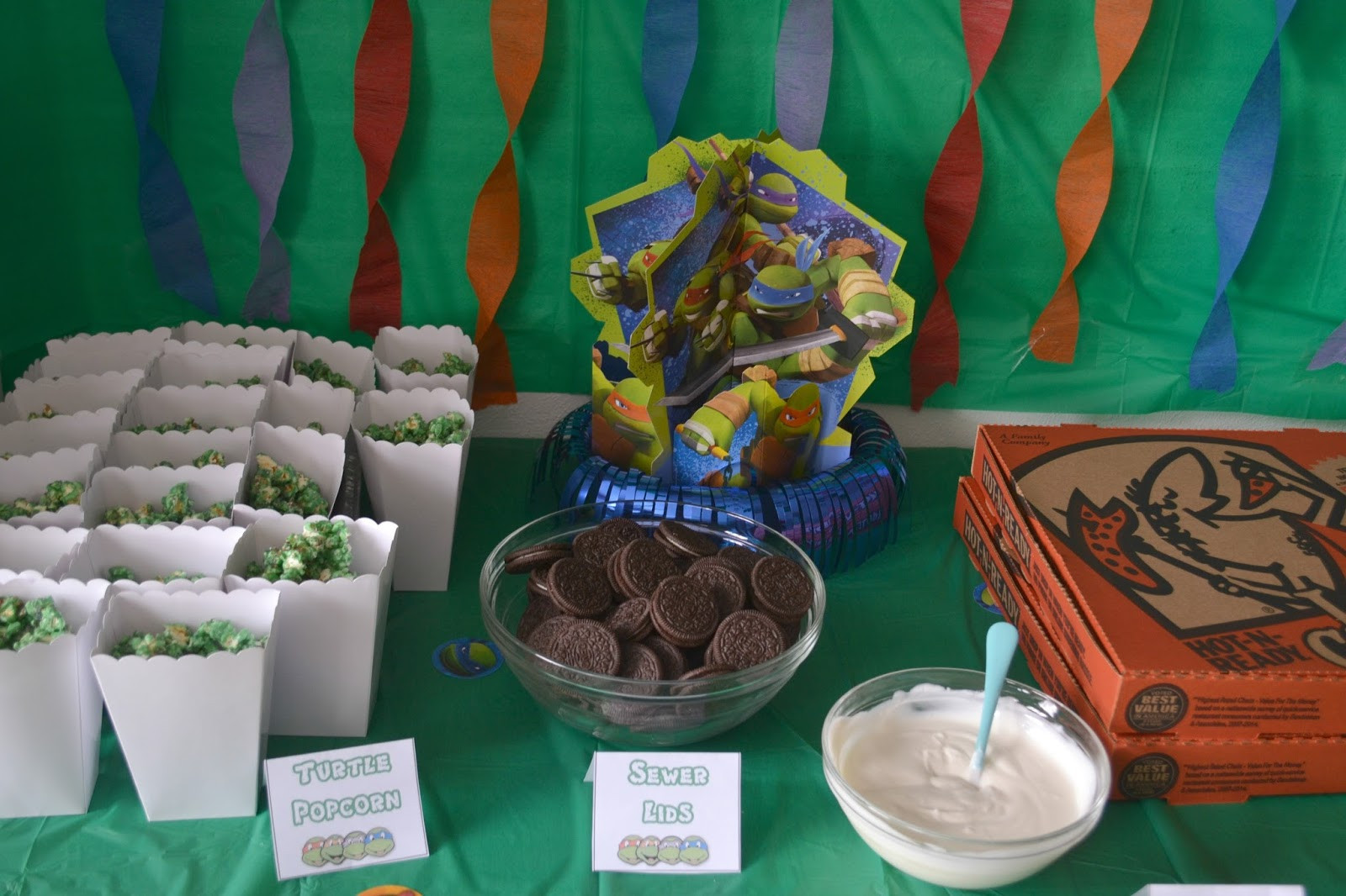 Ninja Turtle Birthday Party Food Ideas
 Teenage Mutant Ninja Turtle Birthday Party