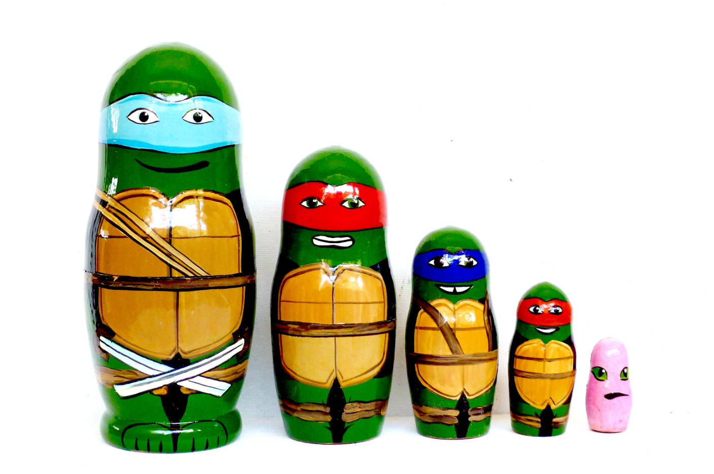 Ninja Turtle Gifts For Kids
 Ninja Turtles Nesting dolls for kids 5 dolls Matryoshka