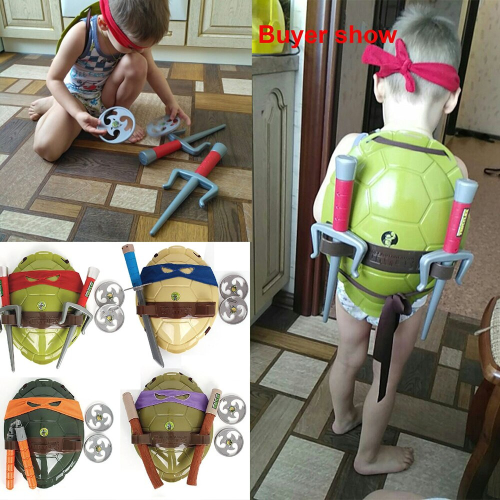 Ninja Turtle Gifts For Kids
 Turtles Ninja Armor Toy Weapons Props Turtle Shell