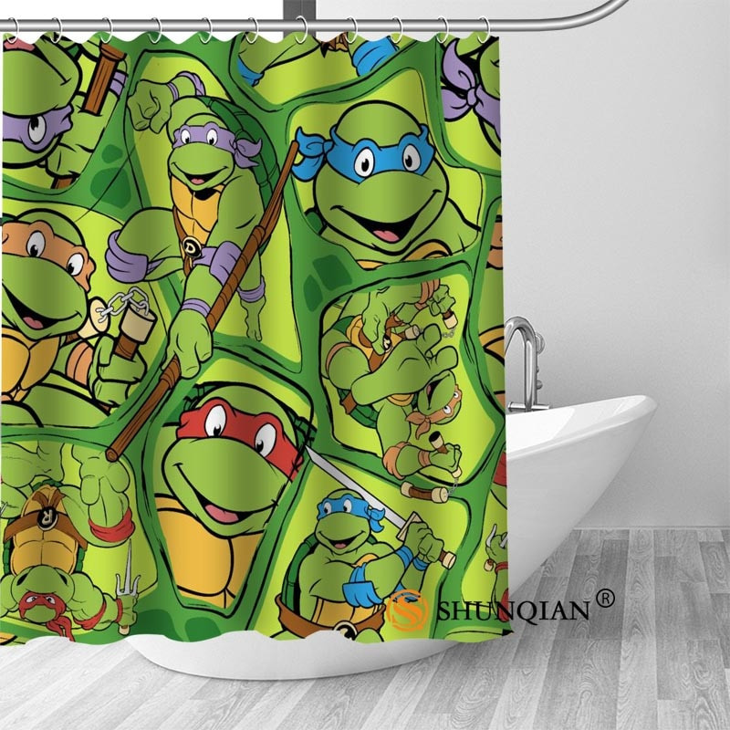 Ninja Turtles Bathroom Decor
 Hot Custom teenage mutant ninja turtles Shower Curtains