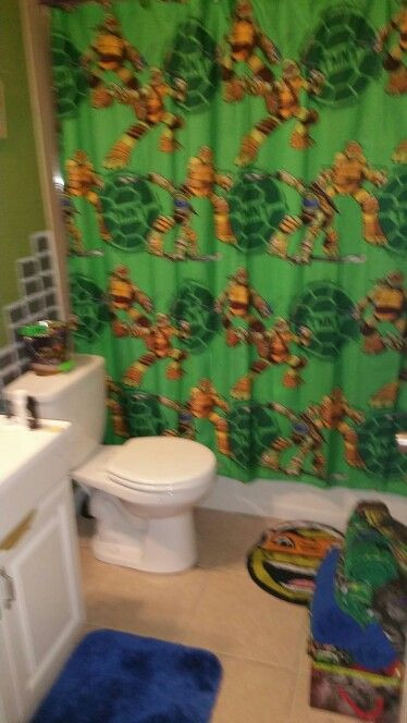 Ninja Turtles Bathroom Decor
 Ninja turtle bathroom