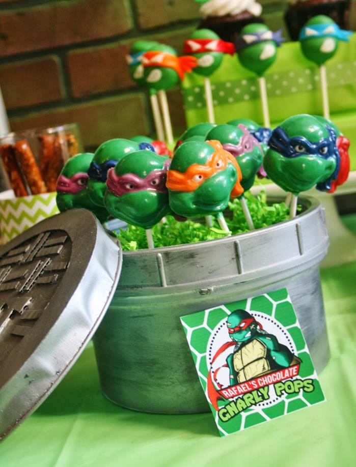 Ninja Turtles Birthday Decorations
 Kara s Party Ideas Teenage Mutant Ninja Turtles Party with