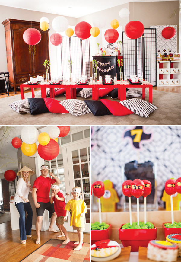 Ninjago Birthday Party
 Modern Ninjago Style Ninja Birthday Party Hostess