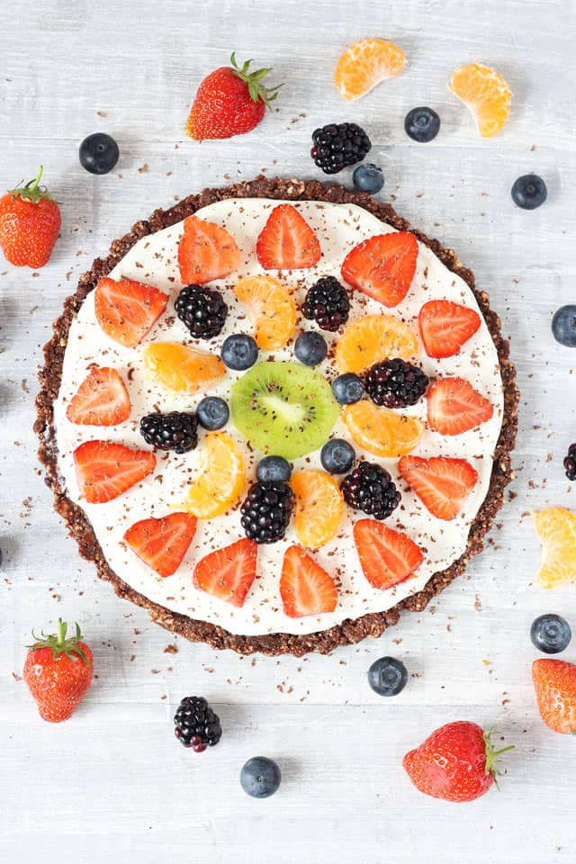 No Bake Fruit Desserts
 Healthy No Bake Chocolate Fruit Pizza My Fussy Eater