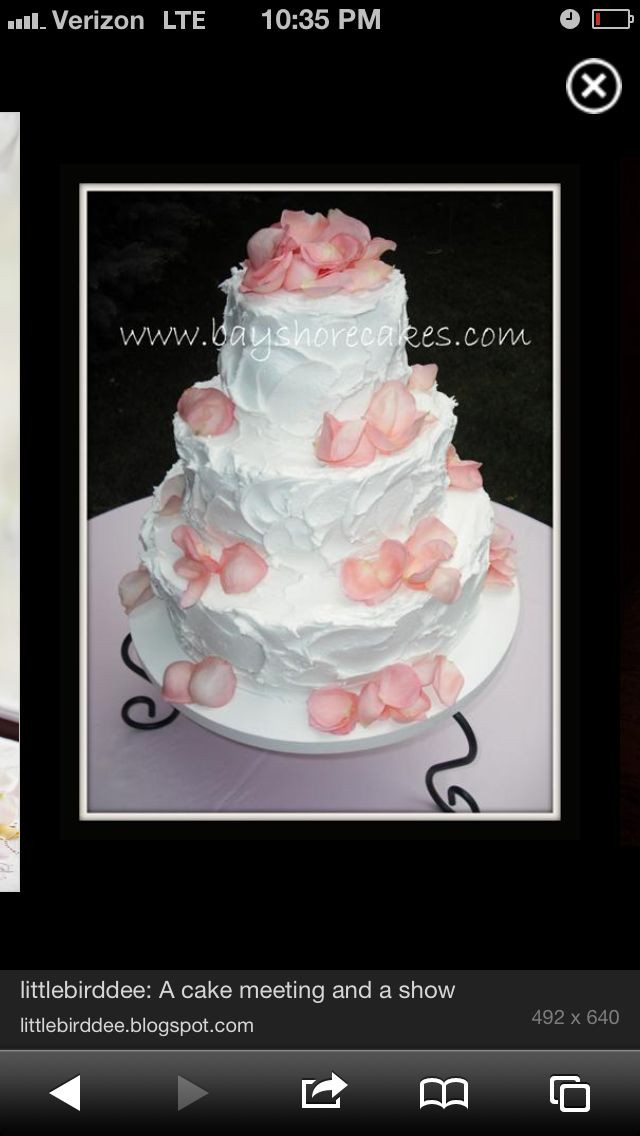 Non Fondant Wedding Cakes
 Non fondant cake