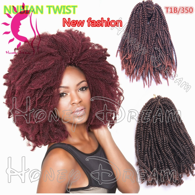 Nubian Twist Crochet Hairstyles
 Hot Sale 16inch Nubian twist Spring Curl Crochet Braids
