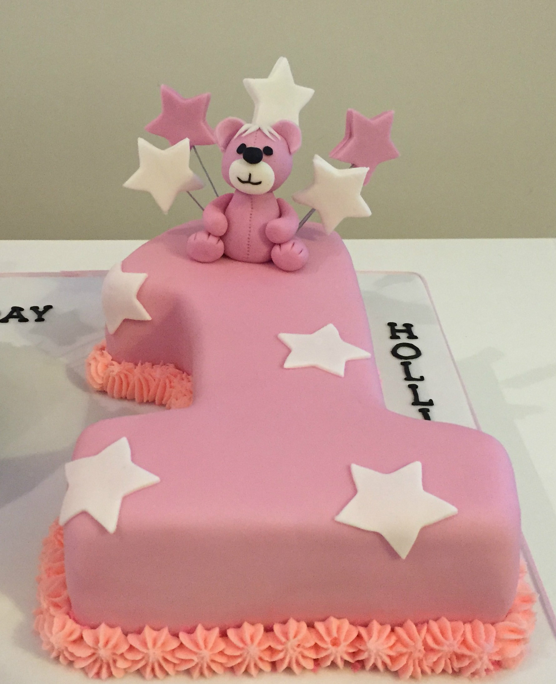 Number 1 Birthday Cake
 Home Baked And Decorated Childrens Birthday Cakes in Sydney